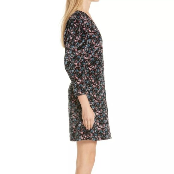 REBECCA TAYLOR La Vie Lisette Velvetten Dress Size S NWT $325 - Picture 2 of 6
